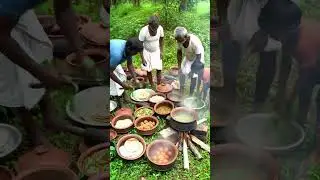 Traditional Village Feast | Aadiwasi Community Cooking with Clay Pots 🍲 🔥 🌿 #triballife #cooking