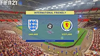 FIFA 21 | England vs Scotland - Wembley Stadium - Full Match & Gameplay