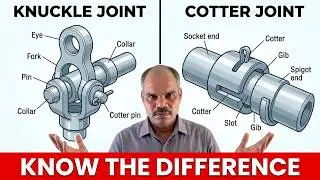 PIN COTTER AND KNUCKLE JOINT #bmce#bmee#mechanicalengineering#civilengineering@polytechniccollege91