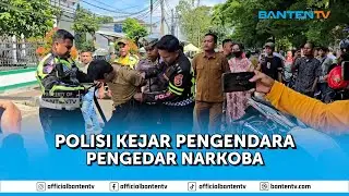 POLISI KEJAR PENGENDARA PENGEDAR NARKOBA