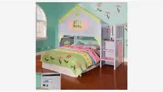 ✋ REVIEW of Donco Children Loft Bed! Twin Doll House Stair Step Loft