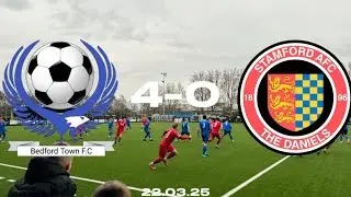 BEDFORD RUN RIOT, GOALS GALORE, HUGE MATCH IN PROMOTION RACE - Bedford Town vs Stamford highlights