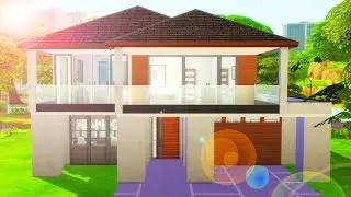 Modern Living | The Sims 4 Modern Home Speed Build