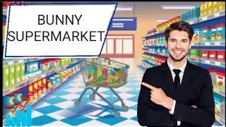 I OPENED MY SUPERMARKET 🤑 | BUNNY BUDDY GAMINGS | SUPERMARKET SIMULATOR | PART-1| #bunnybuddygamings