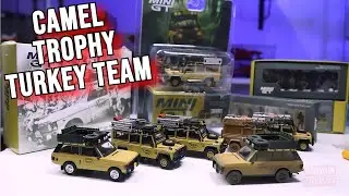 SEMAKIN BANYAK VARIANNYA, MINI GT LAND ROVER DEFENDER 110 CAMEL TROPHY TURKEY