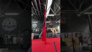 Aerial silks &ldquo;Skin the cat&rdquo; with slow leg lower 23/04/21