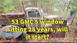 1953 GMC 5 window pickup, will it run? #junkyardfind #chevy 