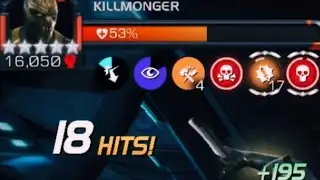 Killmonger vs Act 6.2 Icarus node! Crazy Damage and Power gain! Marvel Contest of Champions