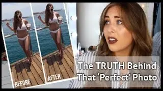 SHOCKING: Influencer edits body to look thinner in just 90 seconds!!! | xameliax