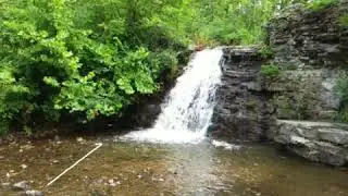 Moving waterfall