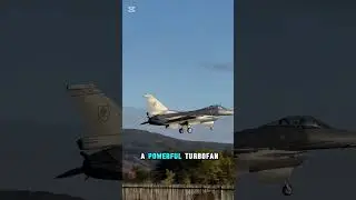 🔥✈️ Slovak Air Force F-16 Touches Down | High-Tech Precision Landing in Action ⚡🚀 #fighterjet #tech
