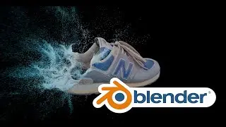 SIMULATION NODES BLENDER 4.0, used shoe product animation