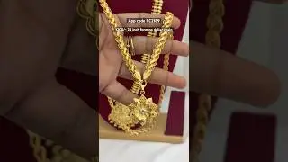 Forming dollar chain #goldlook #traditional #onlineshopping