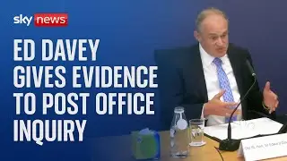 Post Office inquiry: Lib Dem leader Sir Ed Davey says he was lied to by senior executives