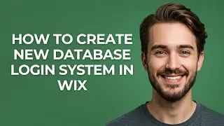 How to Create New Database Login System In Wix - GUIDE!