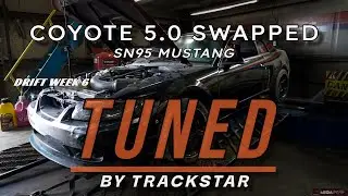 All the way from GERMANY for DRIFT WEEK 6 - Coyote Swapped New Edge Mustang Drift Car 