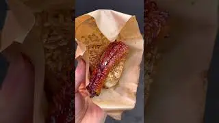 🍙Unagi grilled riceball in Asakusa Tokyo! #unagi #tokyo #eel #onigiri #riceball #asakusa #japanvlog