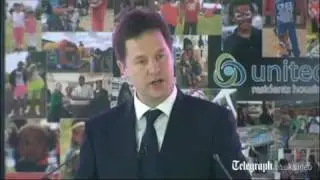 Nick Clegg: 'Racism must be met with a steel fist'