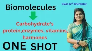 Class 12th Chemistry | One shot of biomolecules|carbohydrates, proteins,vitamins,enzymes,hormones | 