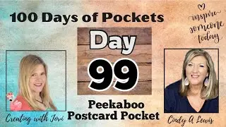 100 дней карманов ДЕНЬ 99 Карман для открыток Peekaboo