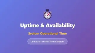 Uptime and Availability Explained | System Operational Time Percentage