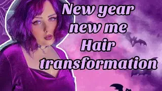 new year new hair , dying my hair for the new year