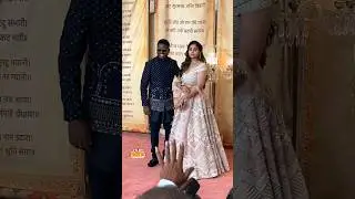 Jawan movie director Atlee with wife priyaatlee at Ambani wedding#atlee#bollywood