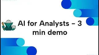 From Data Wrangling to Strategic Insights - AI for Analysts (Yorph AI demo)