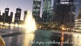 Dubai BURJ KHALIFA fountain show | Tallest building | gala