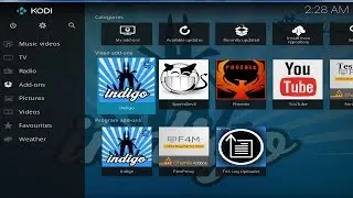How To Install The Most Important Featured Addons KODI Krypton Using Indigo..