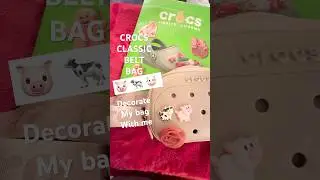 Сумка Crocs Classic на пояс. Украшаю свою сумку Crocs изображениями сельскохозяйственных животных...