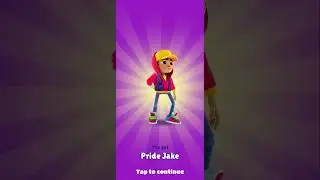 I Brought Pride Jake In Subway Surfers!!! #subwaysurfers #shorts