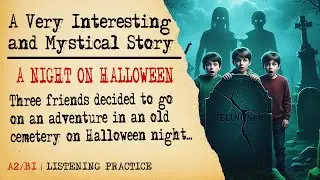 A Night on Halloween (A2/B1) | Scary Story for English Listening Practice | Daily Horror Stories