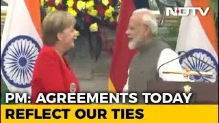 Future Of India-Germany Ties Bright, Says PM In Joint Statement With Merkel