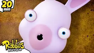 The Rabbids Get stuck in the Past?! 😱 🦖 Rabbids Invasion 🐰 Best Cartoon Full Episodes for Kids