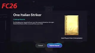One Italian Striker #EA SPORTS #FC26 #UT #SBC
