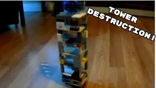 Lego Tower Destruction!