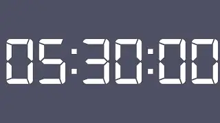 Timer 5 hours 30 minutes