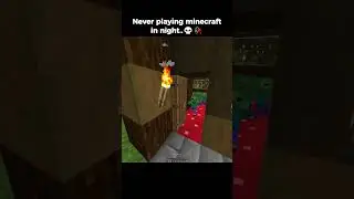 Minecraft in Night.. #minecraft #minecraftmemes