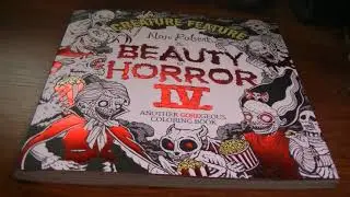 The Beauty of Horror 4 Creature Feature: Flip, Review & Thoughts on Horror Coloring Books