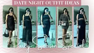 Date Night Black Outfit Ideas for Women/Girls