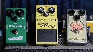 Triple Overdrive Shootout: OD808 vs. SD-1 vs. Soul Food