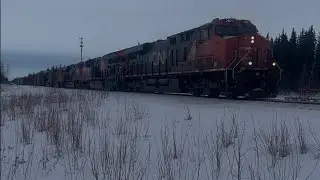 CN 2877 leads a short and overpowered southbound A459 w/ a BCOL Boxcar