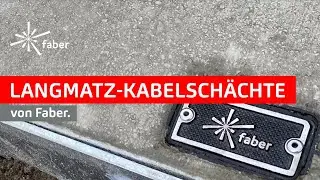 Langmatz-Kabelsch&auml;chte aus Kunststoff von Faber