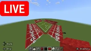 🔴Building Old Trafford In Minecraft - Road To 500 Subs