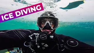 Ice Diving at Walton Quarry