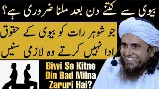 Miya Biwi Kitne Din Dur Reh Sakte Hai? Mufti Tariq Masood | Islamic Group
