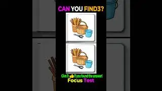 💡Spot the Difference! The 3rd One is Hidden Perfectly! [BrainSharp Puzzle]