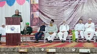 Mushtaque Ahsan reciting his ghazal at Kul Hind Milap Mushaira, Cuddapah 