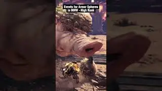 Events for Armor Spheres 🛡️ High Rank | Monster Hunter World #MHW #Shorts